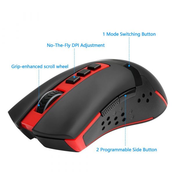 Redragon M692 Blade Wireless 9-Button Programmable Gaming Mouse with 4800 DPI Optical Sensor – Bild 6