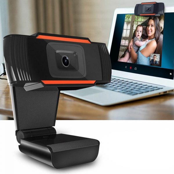 HD USB Webcam 480P with Built-in Microphone for PC, Laptop Video Recording and Skype Calls – Bild 2