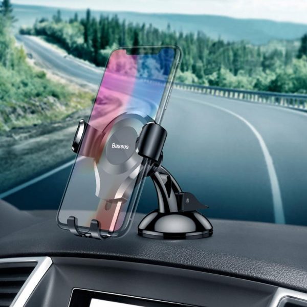 Baseus Automatic Clamping Car Phone Holder with Suction Mount – Compatible with iPhone X/8/8 Plus, Samsung S8, Xiaomi, and LG – Bild 8