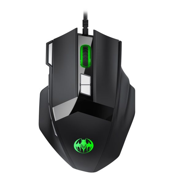 8-Button USB Wired Optical Gaming Mouse with Breathing LED Illumination and Rapid-Fire Button – Bild 3