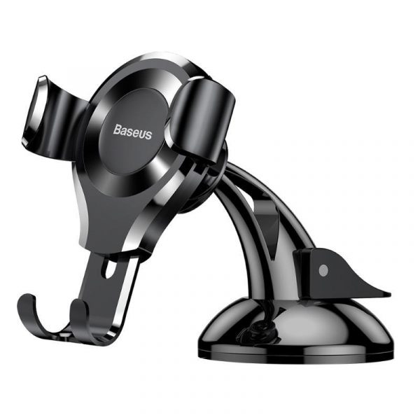 Baseus Automatic Clamping Car Phone Holder with Suction Mount – Compatible with iPhone X/8/8 Plus, Samsung S8, Xiaomi, and LG – Bild 2