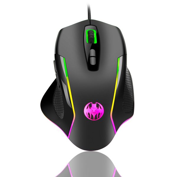8-Button USB Wired Optical Gaming Mouse with Breathing LED Illumination and Rapid-Fire Button – Bild 5