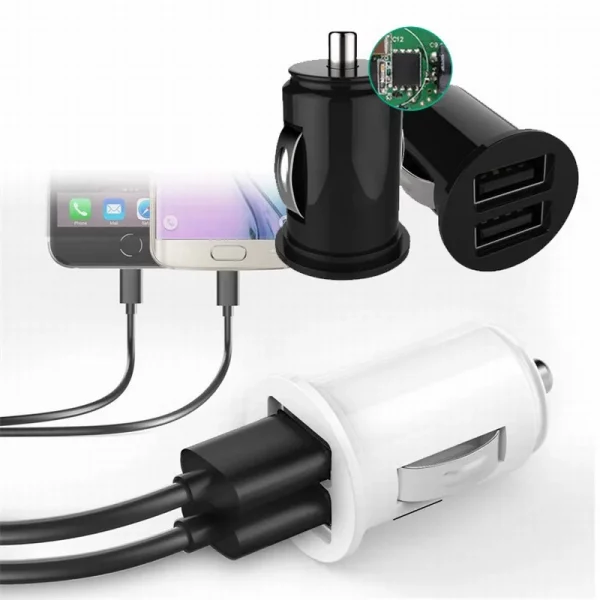 Car Truck Dual 2 Port USB Mini Charger Adapter 12V Power – Bild 5