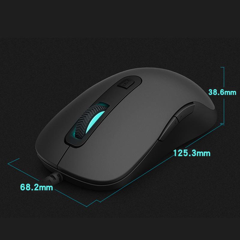 Rapoo V22 RGB Wired Ergonomic Gaming Mouse - 3000 DPI – Bild 5