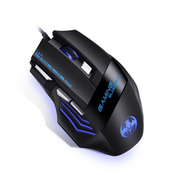 8-Button USB Wired Optical Gaming Mouse with Breathing LED Illumination and Rapid-Fire Button – Bild 4