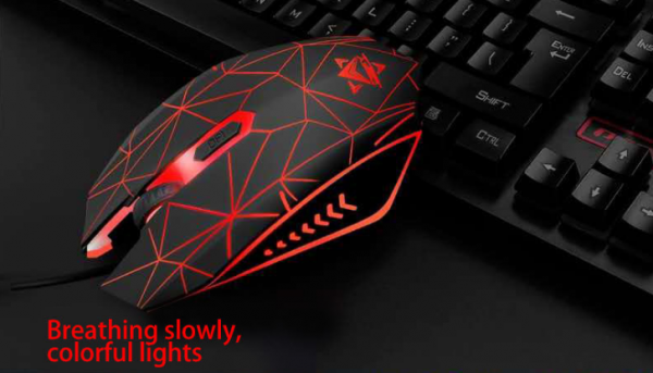 VX7 Waterproof LED Gaming Combo: Illuminated Keyboard, Mouse, and Headset Set – Bild 3
