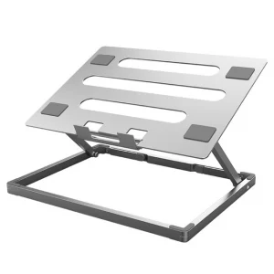 Adjustable Aluminum Alloy Laptop and Tablet Stand – Portable, Folding Cooling Support for Devices Up to 17.3 Inches