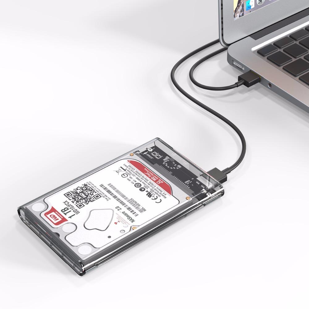 ORICO 2.5-Inch USB 3.0 SATA III HDD/SSD Enclosure with UASP Support, Tool-Free Design – Bild 6