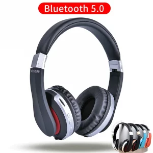 MH7 Foldable Wireless Bluetooth Stereo Gaming Headset with Built-in Microphone and TF Card Support for iPad and Mobile Devices